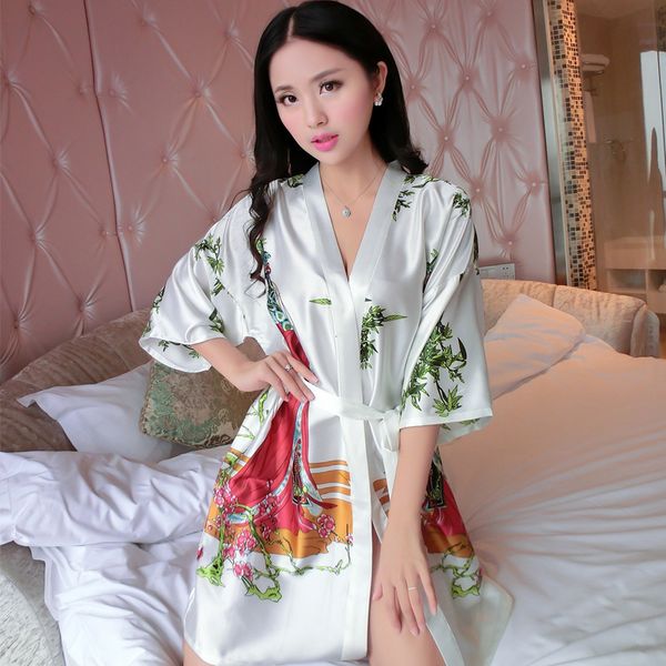wholesale- new arrival chinese women summer silk sleepwear mini robe dress printed kaftan bath night gown flower j05, Black;red
wholesale- new arrival chinese women summer silk sleepwear mini robe dress printed kaftan bath night gown flower j05, Black;red