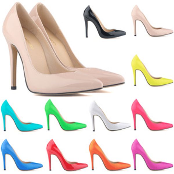 chaussure femme women pu leather high heel pointed toe pumps ladies party wedding shoes us 4-11 d0063, Black
chaussure femme women pu leather high heel pointed toe pumps ladies party wedding shoes us 4-11 d0063, Black