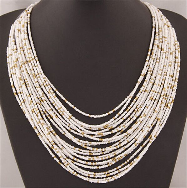 new jewelry vintage ethnic women beads bohemian necklace multi layer necklace imitationturquoise beads statement necklace women, Golden;silver
new jewelry vintage ethnic women beads bohemian necklace multi layer necklace imitationturquoise beads statement necklace women, Golden;silver