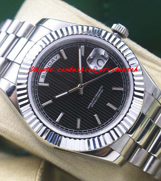 luxury watches 2018 new mens nib 40mm white gold 228239 black stripe automatic fashion brand men's watch wristwatch
luxury watches 2018 new mens nib 40mm white gold 228239 black stripe automatic fashion brand men's watch wristwatch