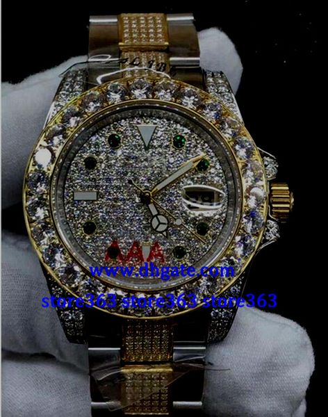 christmas gift 4 style mens swiss watch 116610/116613 green diamond dial date watch automatic watch big diamond bezel 40mm diamond 2813, Slivery;brown
christmas gift 4 style mens swiss watch 116610/116613 green diamond dial date watch automatic watch big diamond bezel 40mm diamond 2813, Slivery;brown