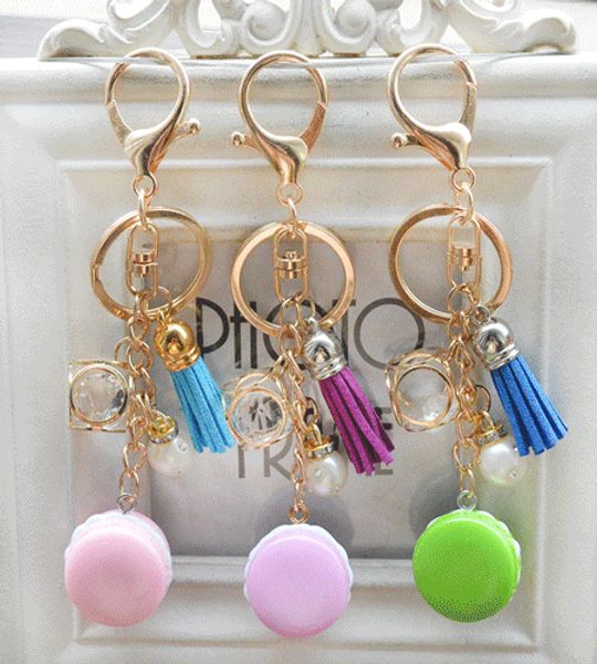 novelty macaron cake key chain tassel keychain zircon imitation pearls key ring car keyring women handbag charms accessories b803q, Silver
novelty macaron cake key chain tassel keychain zircon imitation pearls key ring car keyring women handbag charms accessories b803q, Silver