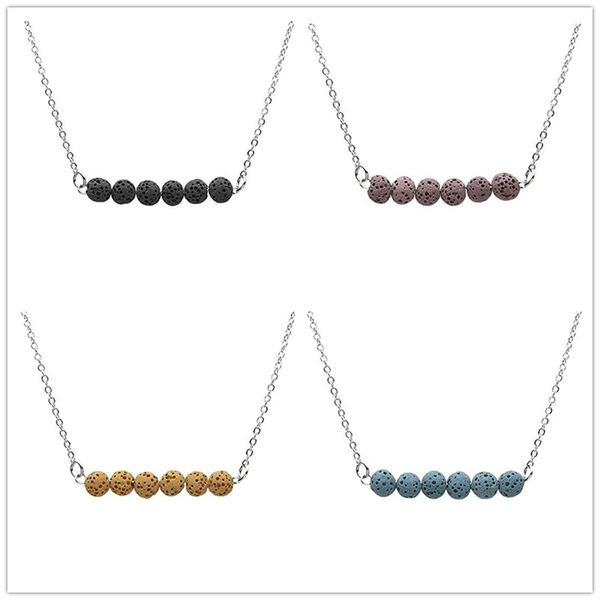 fashion natural 4 colors lava stone necklace rock beads aromatherapy essential oil diffuser necklace for women jewelry, Silver
fashion natural 4 colors lava stone necklace rock beads aromatherapy essential oil diffuser necklace for women jewelry, Silver