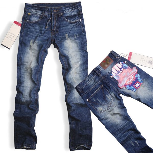 wholesale-2016 brand desginer side mobs latest personalized logo washed jeans frayed brand men jeans man desnim pants trousers, Blue
wholesale-2016 brand desginer side mobs latest personalized logo washed jeans frayed brand men jeans man desnim pants trousers, Blue