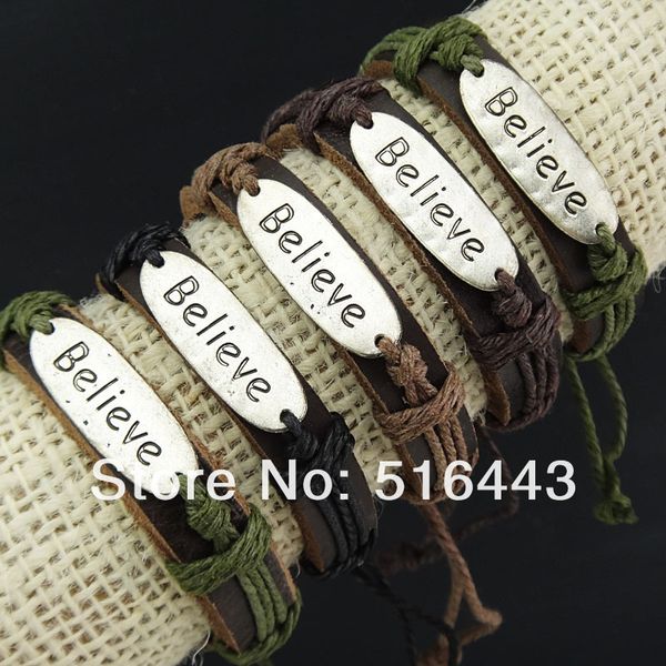 cool 12pcs wholesale fashion jewelry lots leather antique silver believe women mens bracelets bangles a-776, Golden;silver
cool 12pcs wholesale fashion jewelry lots leather antique silver believe women mens bracelets bangles a-776, Golden;silver
