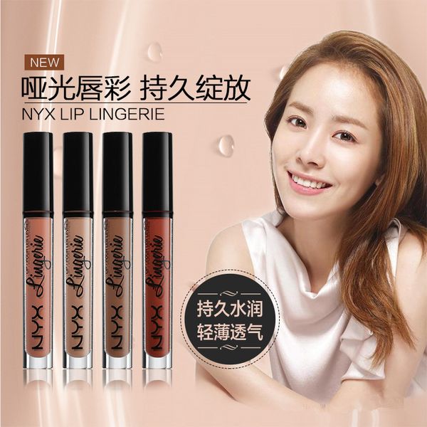 2016 new arrival nyx lip lingerie lip cream lip gloss lipstick vintage long lasting 4ml professional makeup 120pcs ing
2016 new arrival nyx lip lingerie lip cream lip gloss lipstick vintage long lasting 4ml professional makeup 120pcs ing