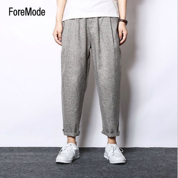 wholesale-foremode china wind men's casual pants cotton pants japanese retro loose size wide leg pants pants haren radish, Black
wholesale-foremode china wind men's casual pants cotton pants japanese retro loose size wide leg pants pants haren radish, Black