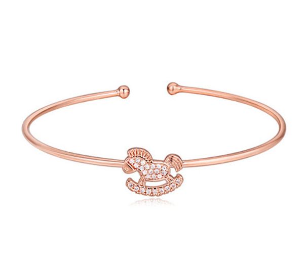 bangle bracelets fashion women exuqisite 18k gold plated zircon cute small horse wedding bracelets jewelry wholesale tbr027, Golden;silver
bangle bracelets fashion women exuqisite 18k gold plated zircon cute small horse wedding bracelets jewelry wholesale tbr027, Golden;silver
