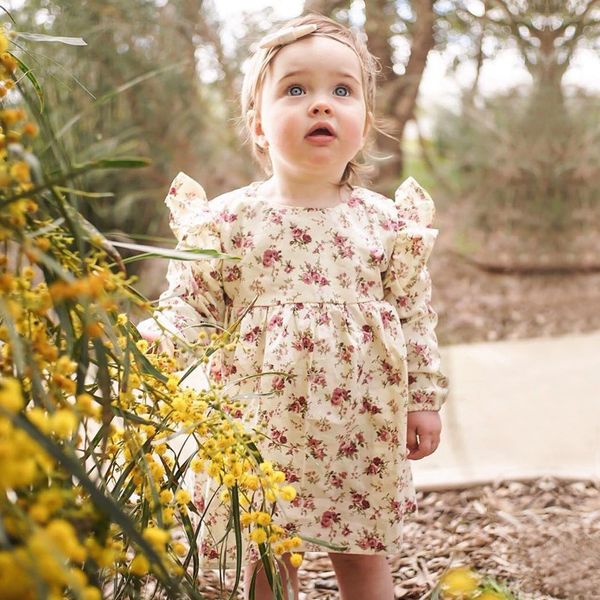 2018 children clothing baby girl clothes spring autumn long sleeve retro floral girls dresses girls boutique clothing kids toddler clothing, Red;yellow
2018 children clothing baby girl clothes spring autumn long sleeve retro floral girls dresses girls boutique clothing kids toddler clothing, Red;yellow