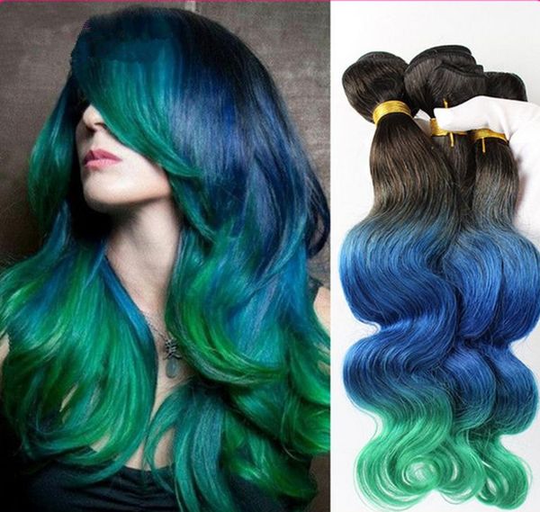 9a brazilian ombre hair wefts body wave human hair bundles #1b/blue/teal three tone ombre brazilian hair weaves extensions 3pcs/lot, Black
9a brazilian ombre hair wefts body wave human hair bundles #1b/blue/teal three tone ombre brazilian hair weaves extensions 3pcs/lot, Black