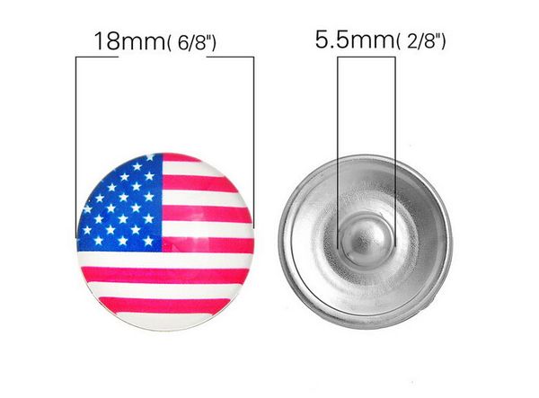 10pcs patrioticl flags snap jewelry button for bracelet necklace fashion diy jewelry crystal snaps national flags buttons 2016 may style, Bronze;silver
10pcs patrioticl flags snap jewelry button for bracelet necklace fashion diy jewelry crystal snaps national flags buttons 2016 may style, Bronze;silver