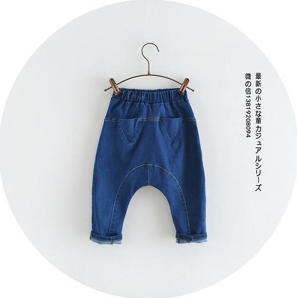 new style 2020 spring baby girl boy jeans denim cotton triangle pocket leisure loose harem pants, Blue
new style 2020 spring baby girl boy jeans denim cotton triangle pocket leisure loose harem pants, Blue