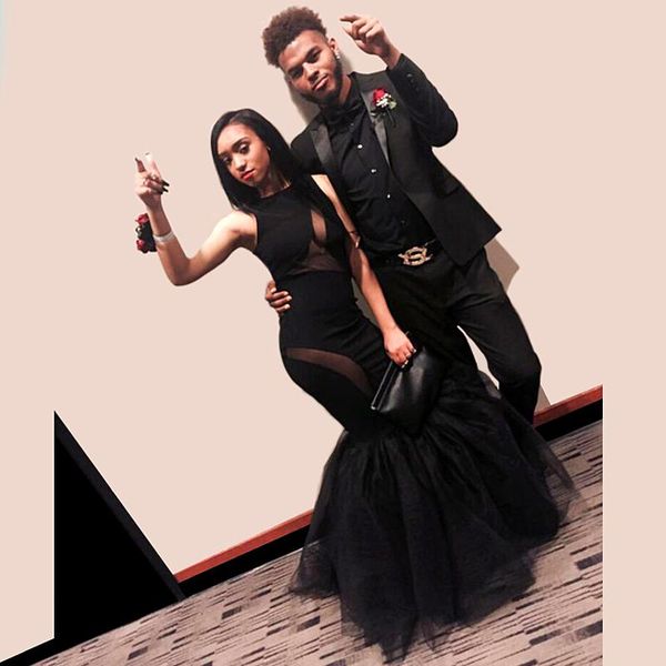 2k15 black sheer tulle mermaid prom dresses 2016 new arrivals floor length evening dresses long party prom gowns vestido de festa longo, Black;red
2k15 black sheer tulle mermaid prom dresses 2016 new arrivals floor length evening dresses long party prom gowns vestido de festa longo, Black;red