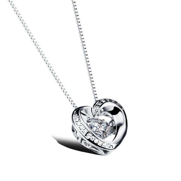 zhf jewelry cubic zirconia heart pendant necklaces for woman platinum/champagne gold plated women jewelry valentine's day gift fkx640, Silver
zhf jewelry cubic zirconia heart pendant necklaces for woman platinum/champagne gold plated women jewelry valentine's day gift fkx640, Silver