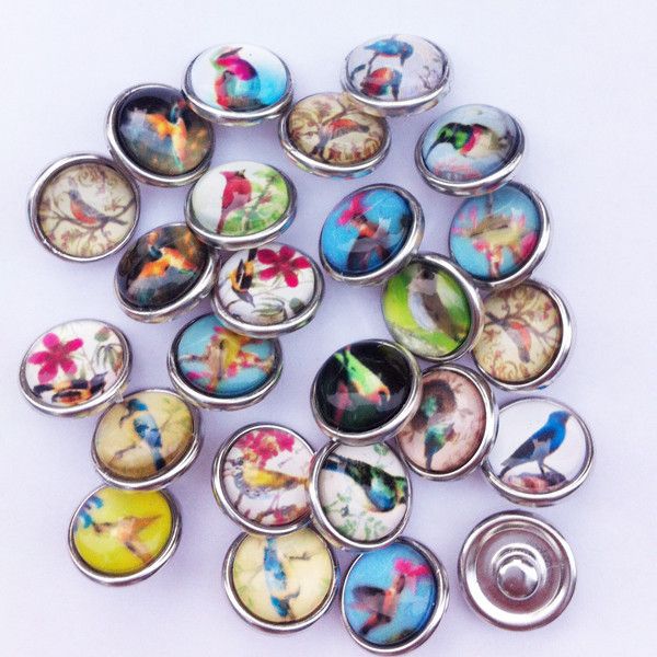 50pcs/lot Mix Colors Fashion Glass Dome Noosa Chunks Animal Birds Metal Ginger 12MM Snap Buttons For Diy Jewelry Findings
50pcs/lot Mix Colors Fashion Glass Dome Noosa Chunks Animal Birds Metal Ginger 12MM Snap Buttons For Diy Jewelry Findings