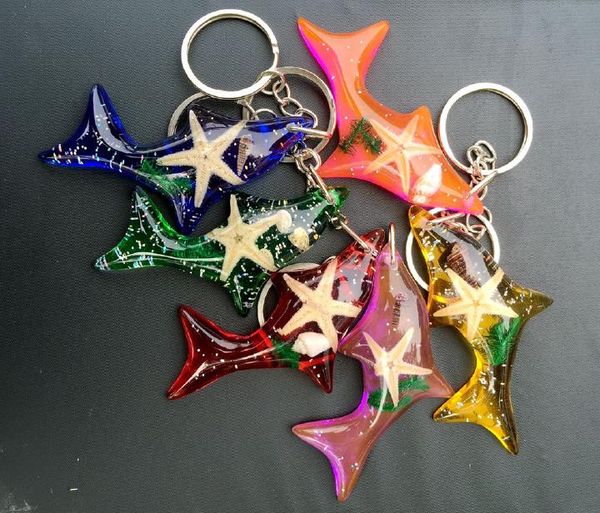 12 pcs starfish jewelry cool dolphin style vogue colorful keychain, Slivery;golden
12 pcs starfish jewelry cool dolphin style vogue colorful keychain, Slivery;golden