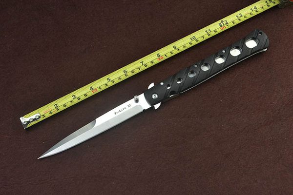 

2016 Folding Cold Steel 26S Knife 7CR17 59HRC Tactical Pocket Knives Cutting Tool Outdoor Survival Gift Knife F86E