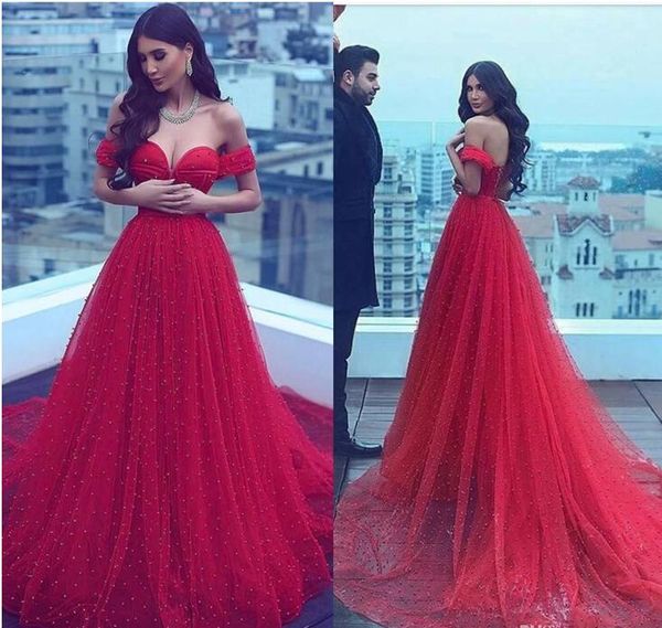 2017 amazing gorgeous arabic red prom dress off-the-shoulder a-line sweetheart beading court train evening dress formal gowns, Black;red
2017 amazing gorgeous arabic red prom dress off-the-shoulder a-line sweetheart beading court train evening dress formal gowns, Black;red