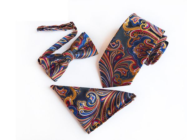 men tie set mens suit necktie pocket square bow tie flower pattern classic tie business wedding party ties for men, Blue;purple
men tie set mens suit necktie pocket square bow tie flower pattern classic tie business wedding party ties for men, Blue;purple
