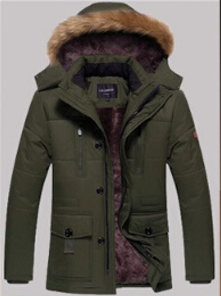 Men's Cotton Jacket Long Sleeve Out Coat Thick Warm Jacket Hat Detachable Parkas Winter
Men's Cotton Jacket Long Sleeve Out Coat Thick Warm Jacket Hat Detachable Parkas Winter