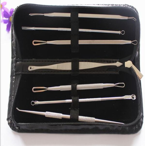 7 шт./компл. черноголовых remover tools kits прыщ порока экстрактор акне remover tool set макияж красоты tool kit черная голова whitehead иг
7 шт./компл. черноголовых remover tools kits прыщ порока экстрактор акне remover tool set макияж красоты tool kit черная голова whitehead иг