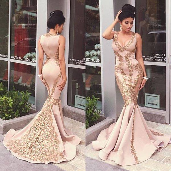2018 gorgeous mermaid long evening dresses gold lace applique prom dresses saudi arabic elegant style party gowns, Black;red
2018 gorgeous mermaid long evening dresses gold lace applique prom dresses saudi arabic elegant style party gowns, Black;red
