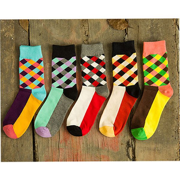 wholesale-new brand happy socks british style plaid socks gradient color men's cotton argyle socks ing, Black
wholesale-new brand happy socks british style plaid socks gradient color men's cotton argyle socks ing, Black