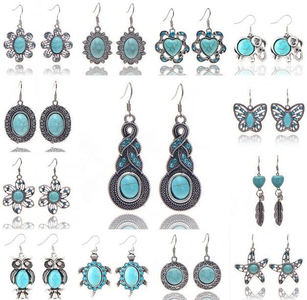 women earrings turquoise fashion vintage bohemian turtle bear gourd flowers stud charm diamond earrings jewelry christmas gift for women, Golden
women earrings turquoise fashion vintage bohemian turtle bear gourd flowers stud charm diamond earrings jewelry christmas gift for women, Golden
