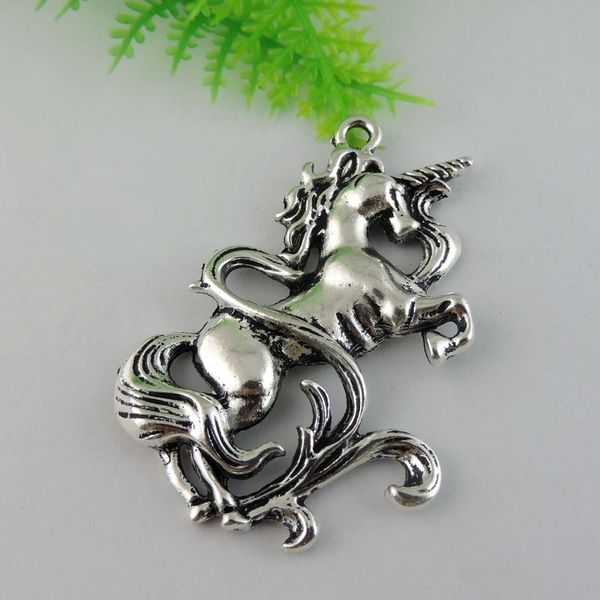 4x vintage style tibatan silver tone unicorn horse charms pendant diy 50*40*5mm jewelry making, Bronze;silver
4x vintage style tibatan silver tone unicorn horse charms pendant diy 50*40*5mm jewelry making, Bronze;silver