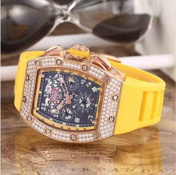men luxury watches rose gold stainless rm011 diamond date felipe massa flyback rubber women mens mechanical automatic wristwatch, Slivery;brown
men luxury watches rose gold stainless rm011 diamond date felipe massa flyback rubber women mens mechanical automatic wristwatch, Slivery;brown