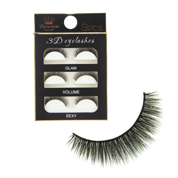 3pairs lot 3d black cross thick false eyelashes super soft natural long makeup eye lash extension
3pairs lot 3d black cross thick false eyelashes super soft natural long makeup eye lash extension