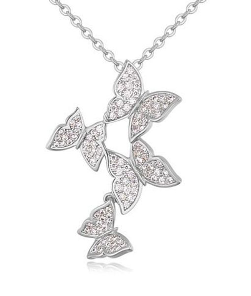 necklace pendants fashion women quality zircon 18k gold plated butterfly clavicle chain necklaces wholesale drop shipping tn034, Silver
necklace pendants fashion women quality zircon 18k gold plated butterfly clavicle chain necklaces wholesale drop shipping tn034, Silver