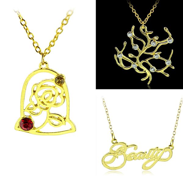 new necklaces children gold pendant necklace belle crystal and rhinestone word rose flower jewelry accessories hh-n03, Red;brown
new necklaces children gold pendant necklace belle crystal and rhinestone word rose flower jewelry accessories hh-n03, Red;brown