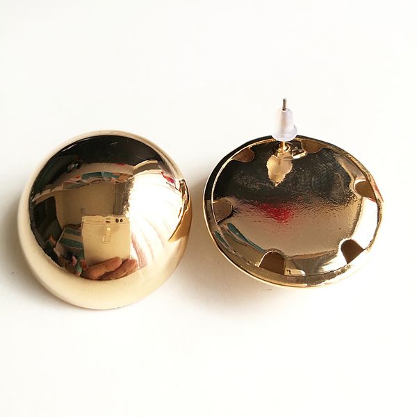 exaggerated big round exquisite fashion high polished finish stud button earrings for women men charm punk hip hop jewelry eardrop earing, Golden;silver
exaggerated big round exquisite fashion high polished finish stud button earrings for women men charm punk hip hop jewelry eardrop earing, Golden;silver