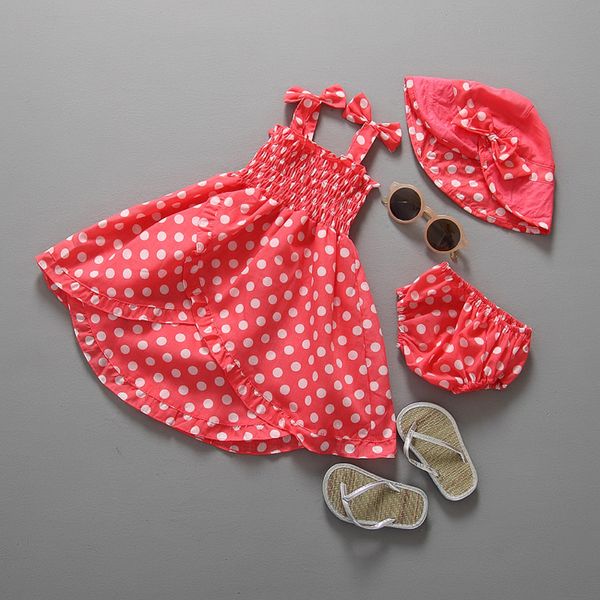 prettybaby 2016 red baby girls dress 3three-piece suits hat+dress+small shorts suspender dot style baby clothing ing, Red;yellow
prettybaby 2016 red baby girls dress 3three-piece suits hat+dress+small shorts suspender dot style baby clothing ing, Red;yellow