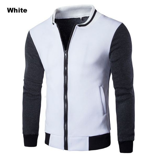 fall-long sleeve fashion zipper design men's jacket patchwork stand collar men sweatshirts white/dark gray, Black;brown
fall-long sleeve fashion zipper design men's jacket patchwork stand collar men sweatshirts white/dark gray, Black;brown