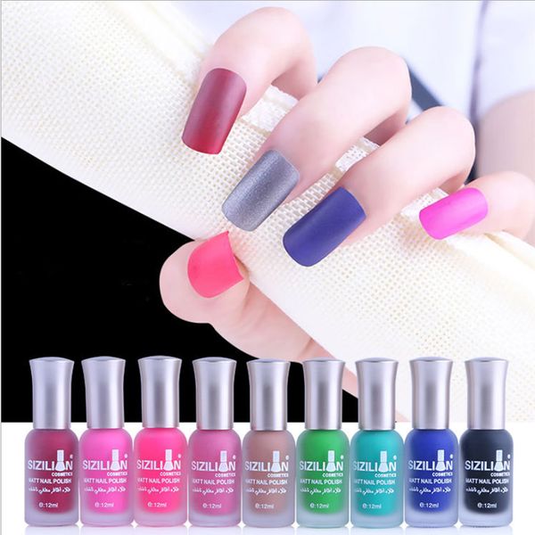 wholesale- 1 bottle 12ml matte dull nail polish fast dry long-lasting nail art varnish lacquer nail color 40 colors #438
wholesale- 1 bottle 12ml matte dull nail polish fast dry long-lasting nail art varnish lacquer nail color 40 colors #438