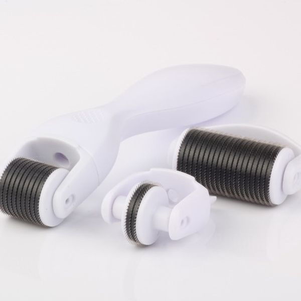 micro needle roller needle itanium alloy for face and body wrinkles, fine lines, blackheads, acne scars, enlarged pores, cellulite removal s