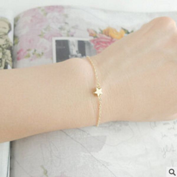 wholesale-sl 024 2016 summer women bangle bracelets and silver plated simple yellow five-pointed star bracelet factory outlets, Black
wholesale-sl 024 2016 summer women bangle bracelets and silver plated simple yellow five-pointed star bracelet factory outlets, Black