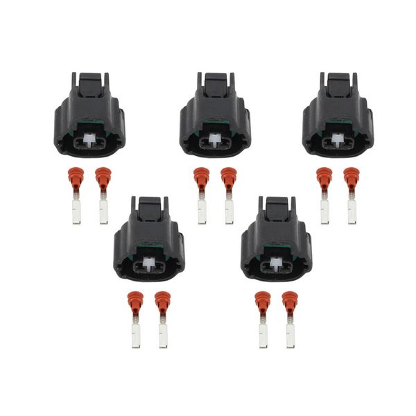 5 Sets 2 Pin Auto Plug Wire Connector For Lexus Toyota VVT i Solenoid Connector DJ7025YA-2-21/ 7283-7526-30