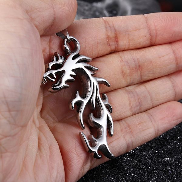brand new pure stainless steel biker flame dragon cool design pendants men's jewelry gift punk necklace chain 22'', Silver
brand new pure stainless steel biker flame dragon cool design pendants men's jewelry gift punk necklace chain 22'', Silver