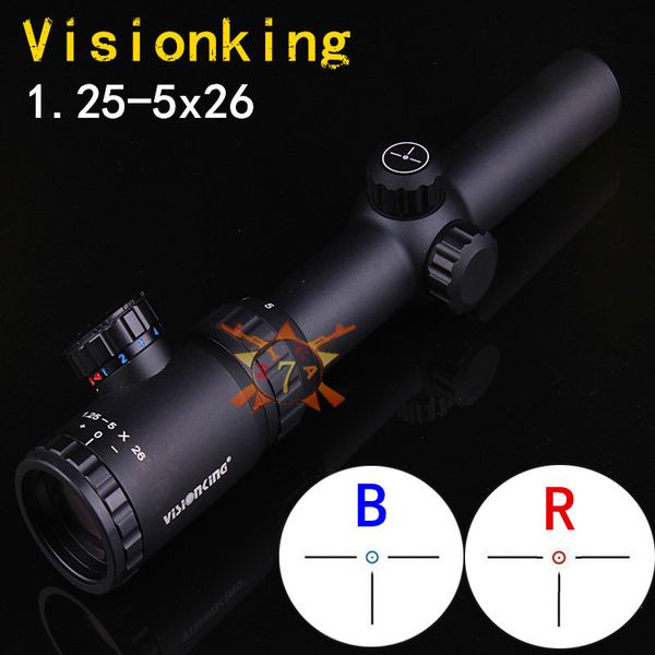 Free Shipping! Visionking 1.25-5x26 hunting rifle scope, perfect for .223 AR15 M16 Three Pin Reticle Riflescope
Free Shipping! Visionking 1.25-5x26 hunting rifle scope, perfect for .223 AR15 M16 Three Pin Reticle Riflescope