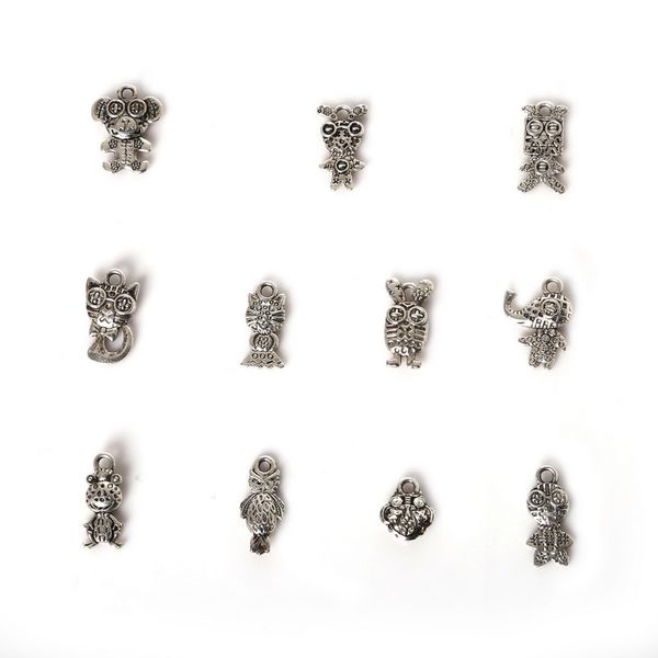 new wholesale 130pcs mixed antique silver plated zinc alloy cat elephant charms pendants diy metal jewelry findings jewelry m, Bronze;silver
new wholesale 130pcs mixed antique silver plated zinc alloy cat elephant charms pendants diy metal jewelry findings jewelry m, Bronze;silver