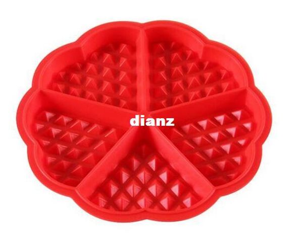 fashion heart-shaped waffles mold 5-cavity bundt oven muffins baking mould cake pan silicone mold tool
fashion heart-shaped waffles mold 5-cavity bundt oven muffins baking mould cake pan silicone mold tool