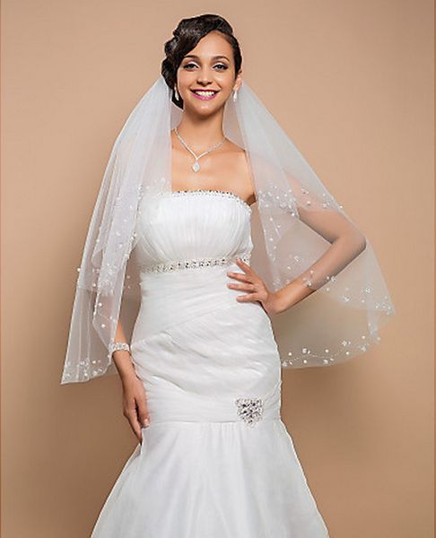 new elegant luxury romantic elbow beaded edge veils with alloy comb pearl bridal head pieces for wedding dresses, Black
new elegant luxury romantic elbow beaded edge veils with alloy comb pearl bridal head pieces for wedding dresses, Black
