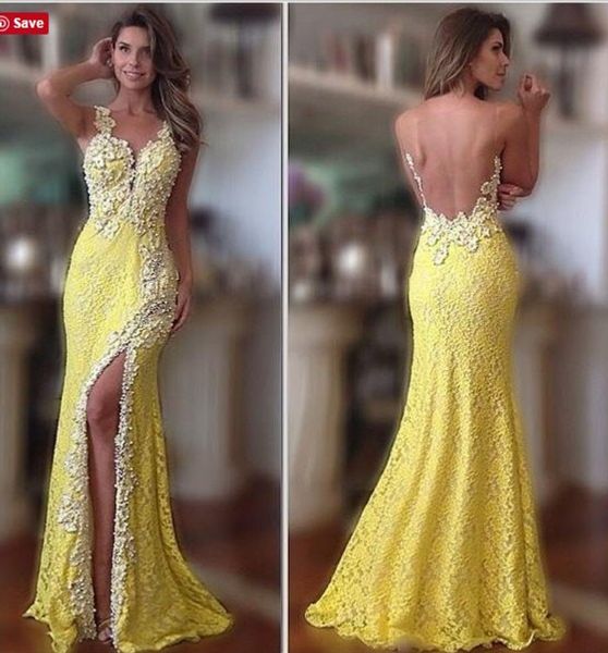 2019 yellow long evening dresses side split square mermaid tank backless floor -length applique beading sequined for women party prom dress, Black;red
2019 yellow long evening dresses side split square mermaid tank backless floor -length applique beading sequined for women party prom dress, Black;red