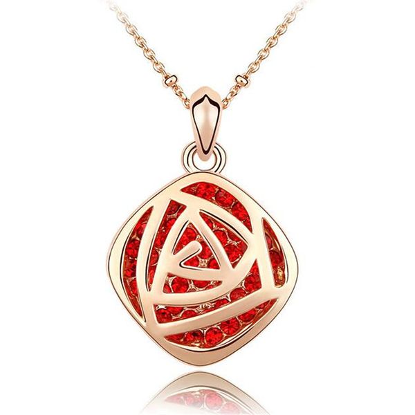 necklace chain accessories women crystal pendant necklace vintage fashion jewelry rose gold plated 2649, Silver
necklace chain accessories women crystal pendant necklace vintage fashion jewelry rose gold plated 2649, Silver