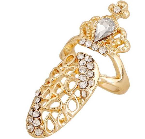 finger rings 4 styles fashionable fingernail rings crown , flower , cross charm finger nail rings for girls /ladies gold , silver
finger rings 4 styles fashionable fingernail rings crown , flower , cross charm finger nail rings for girls /ladies gold , silver