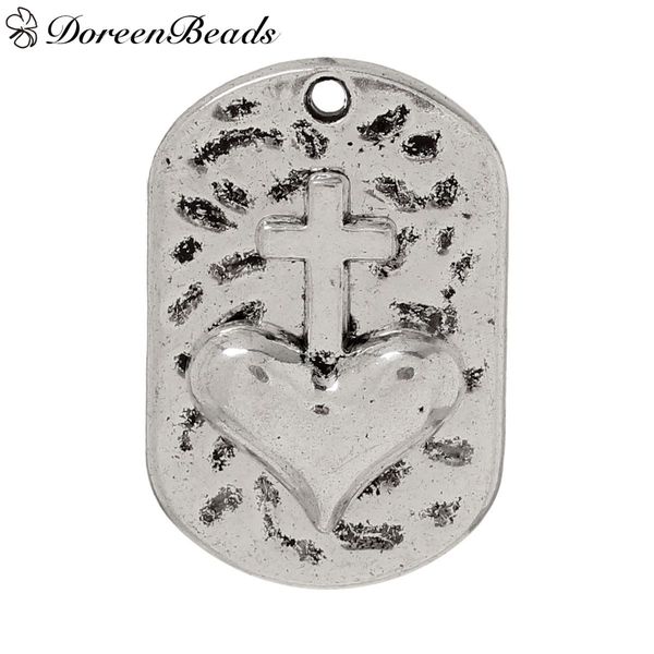 zinc metal alloy pendants rectangle antique silver cross heart carved 30mm(1 1/8") x 20mm( 6/8"), 3 pcs 2016 new jewelry makin, Bronze;silver
zinc metal alloy pendants rectangle antique silver cross heart carved 30mm(1 1/8") x 20mm( 6/8"), 3 pcs 2016 new jewelry makin, Bronze;silver