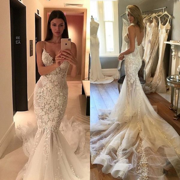 zuhair murad 2018 русалка свадебные платья суд поезд кружева аппликация спинки свадебные платья sexy спагетти декольте свадебное платье, White
zuhair murad 2018 русалка свадебные платья суд поезд кружева аппликация спинки свадебные платья sexy спагетти декольте свадебное платье, White